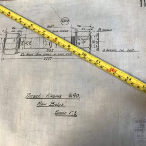 H & W Engineering Drawing 1130