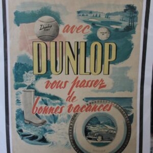 Dunlop Advertising Poster